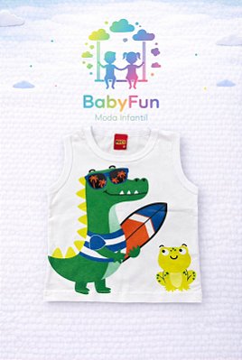 Camiseta Regata Kyly para Bebê Tamanho 1