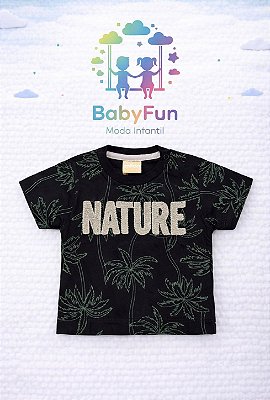 Camiseta Milon Bebê Preto Nature P