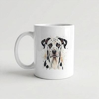 Caneca Dalmata Branca 325ml