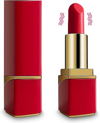 Vibrador em formato de batom recarregável