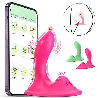 Vibrador de calcinha duplo motor