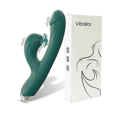 Vibrador ponto G com sugador de clitóris VIT1O5212