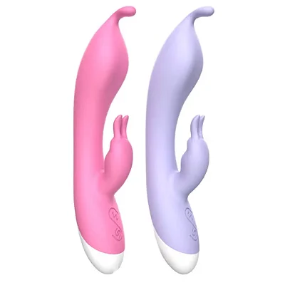 Vibrador ponto G com estimulador de clitóris
