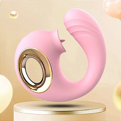 Vibrador Ponto G com Língua Estimuladora