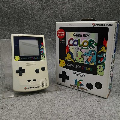 Game Boy Color Pokémon Gold e Silver Edição Comemorativa