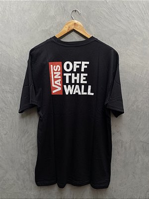 Camiseta Vans "OFF THE WALL" - Preta