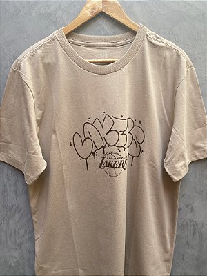 Camiseta New Era x NBA "LAKERS" - Marrom