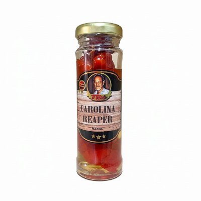 PIMENTA CAROLINA REAPER 30G CACHACA TIPÊDO C/6UN