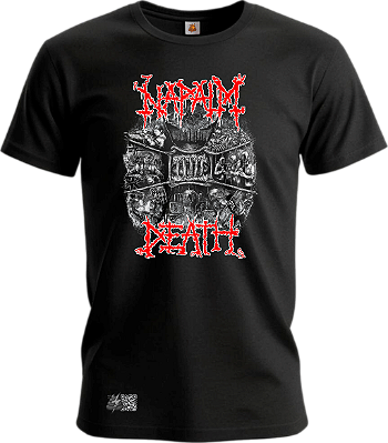 NAPALM DEATH CODED SMEARS • T'SHIT