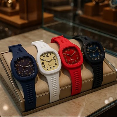 Relógio Orion Prestige Analógico Unissex Casual e Esportivo – Pulseira de Silicone