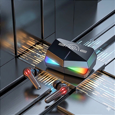 Fones De Ouvido Sem Fio M28 Bluetooth 5.1 Estéreo Com Controle De Toque Redução De Ruído À Prova D'água