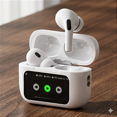 Fones de ouvido A9 Pro Touch Screen ANC sem fio TWS com cancelamento de ruído Bluetooth 5.3