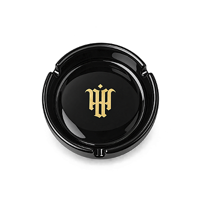 PRECIOSA 24K ASHTRAY — BLACK