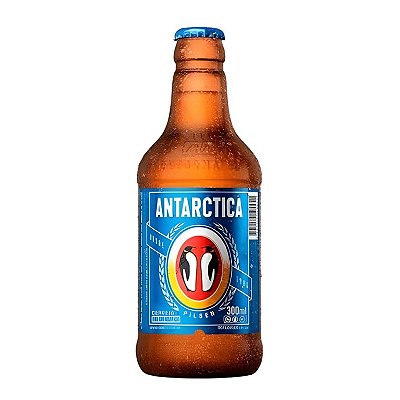 Cerveja Antártica Retornável 300ml - 24 unidades