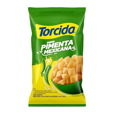 Salgadinho Torcida Sabor Pimenta Mexicana 60g - 24 unidades