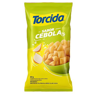 Salgadinho Torcida Sabor Cebola 60g - 24 unidades