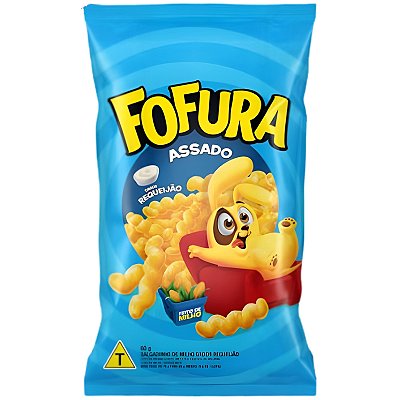 Salgadinho Fofura Requeijão 60g - 10 unidades