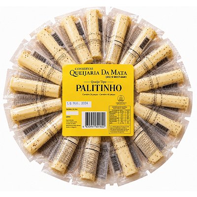Queijo Mussarela Palito Display com 40 unidades