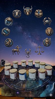 Coleção Zodíaco-PERSONALIZE COM O SEU SIGNO SOLAR, LUNAR E ASCENDENTE