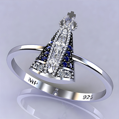 Anel de Prata 925 - Modelo 490