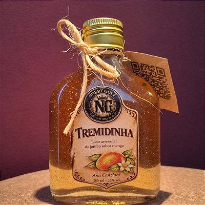 TREMIDINHA- licor de jambu sabor manga