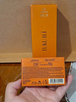 Kit Natura Ekos Tukuma Sabonete e Creme