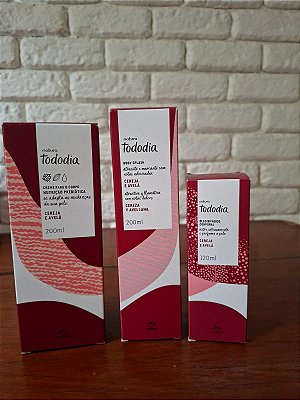 Kit Natura Tododia Cereja e Avelã 200ml