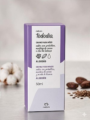 Creme para Mãos Natura Tododia Algodão 50ml
