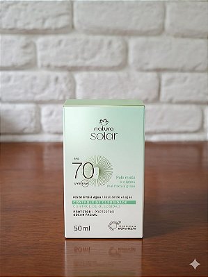 Protetor Solar Facial Natura Solar FPS 70