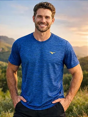 Camisa Masculina Azul Confortável