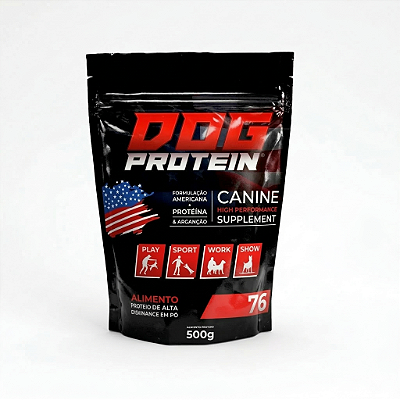 Dog Protein 500g em Pacote - Para Cães Adultos