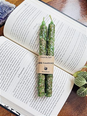 2 Velas Ritualísticas - Abre Caminhos