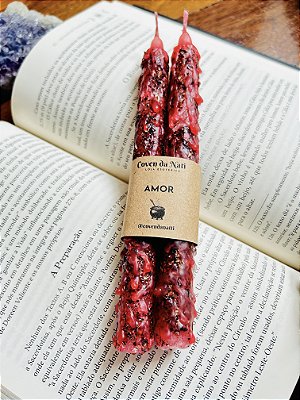 2 Velas Ritualísticas - Amor