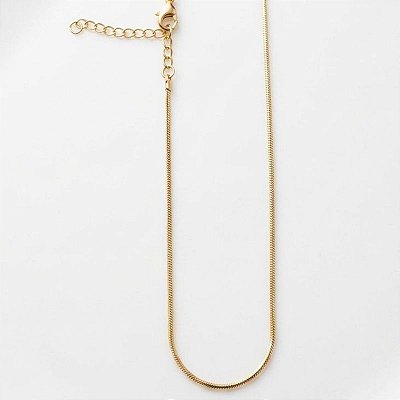 Corrente Veneziana 45cm Ouro 18k