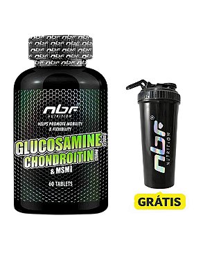 Glucosamina 1500mg Condroitina 1200mg Msm 500mg 60 comprimidos - NBF