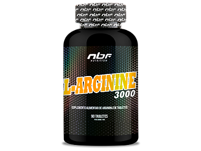 L-Arginine 100% Pura 3000mg 90 comprimidos - NBF