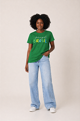 Camisa T-Shirt Feminina Brasil
