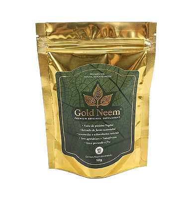 Gold Neem Suplemento Natural para Cães 50g