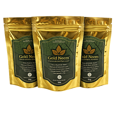 Gold Neem Suplemento Natural para Cães 50g ( 3 unidades )