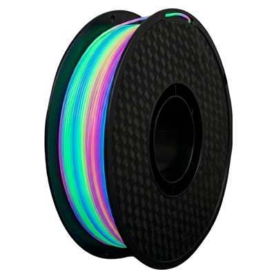 Filamento PLA Fosforescente Rainbow 1kg 1.75mm Impressora 3D Brilha no Escuro