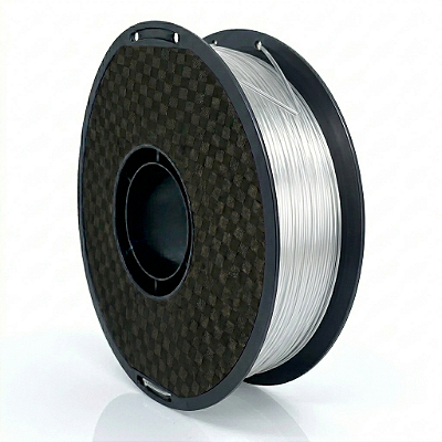 Filamento PETG Transparente 1kg 1.75mm Alta Resistência Impressão 3D