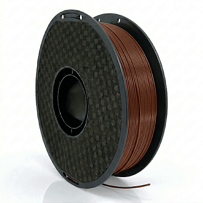 Filamento PLA Marrom Escuro 1kg 1,75mm Para Impressora 3D