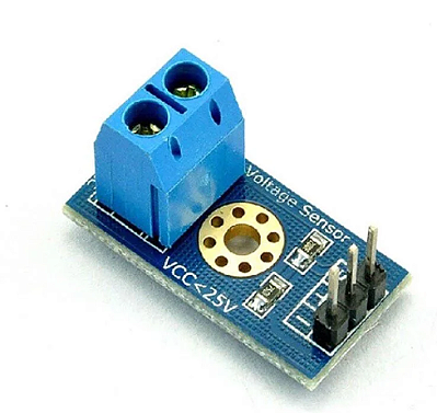 Sensor de Tensão 0–25V Divisor Arduino