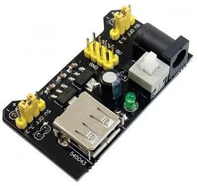 Fonte Protoboard MB102 5V 3.3V Regulável Arduino