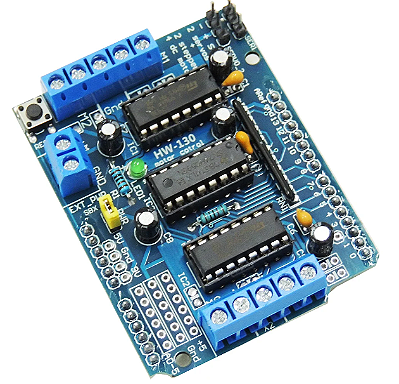 Motor Shield L293D Driver Ponte H para Arduino
