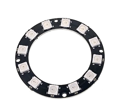 Módulo LED RGB WS2812 5050 Endereçável (12 LEDs)
