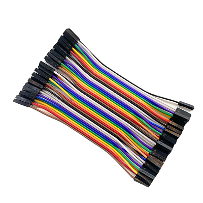 Jumper Fêmea Fêmea 10cm Kit 40 Cabos Arduino