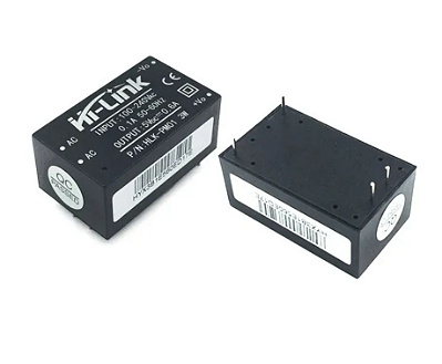 Mini Fonte HLK-PM03 Hi-Link 5V 3W (AC-DC)