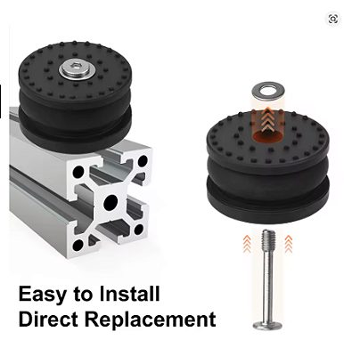 Pés de Borracha H2D Bambu Lab Antivibração FAZ037