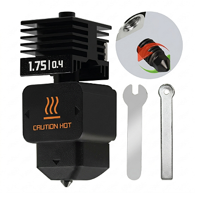 Hotend Bambu Lab H2D Bico Intercambiável com Chaves